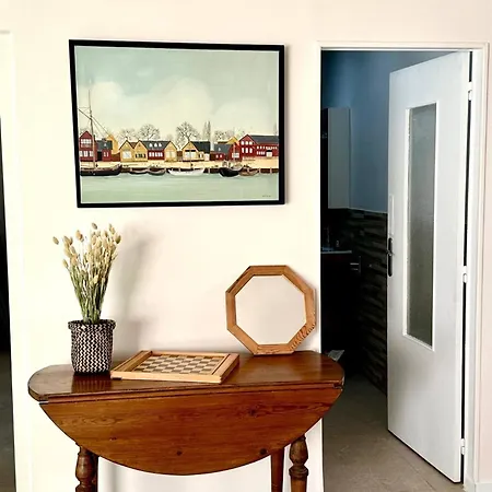 La Cabanne, 4 Pers, Centre, 50m Plage, Clim 펜션