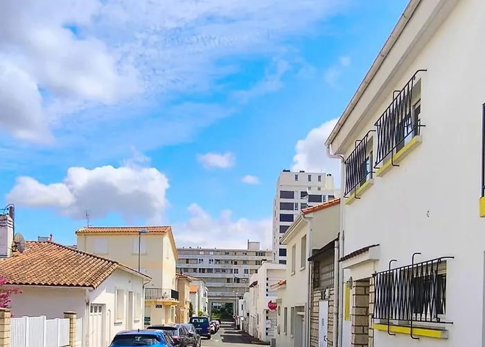 펜션 La Cabanne, 4 Pers, Centre, 50m Plage, Clim *