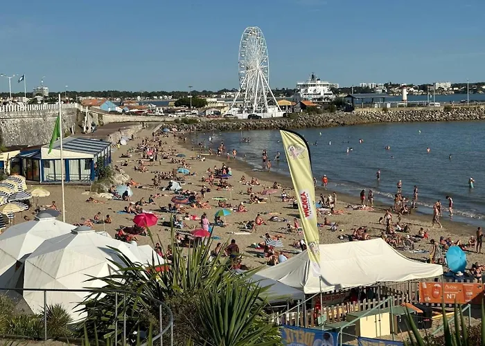 La Cabanne, 4 Pers, Centre, 50m Plage, Clim 로양